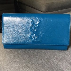 Yves Saint Laurent - Belle du Jour Blue YSL clutch